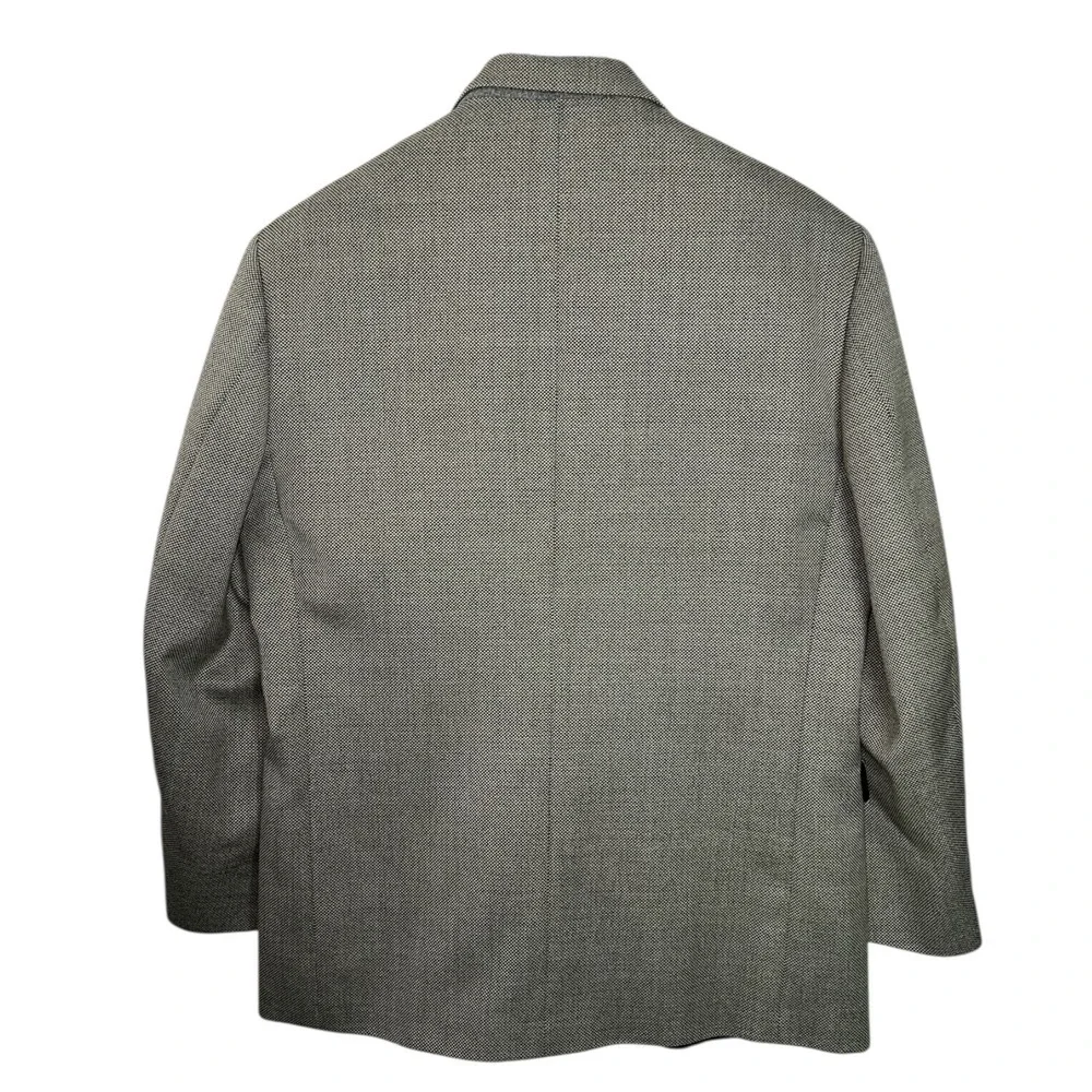 Dockers Mens Wool Blend Blazer Sport Coat 44R Beige Weave‎ Three Button Classic